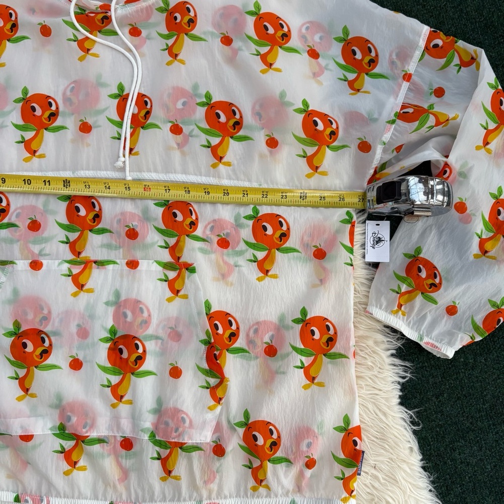 Disney Orange Bird Windbreaker Pullover NEW - Picture 9 of 12